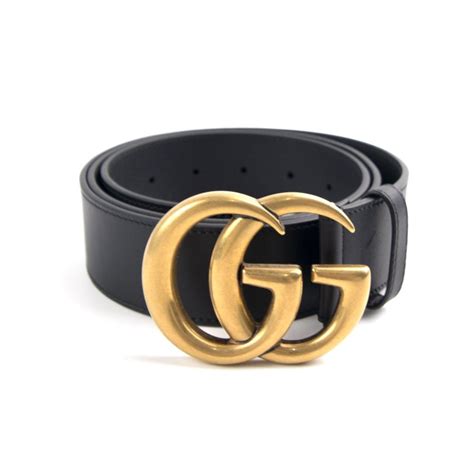 gucci belt gold buckle women& 39|Gucci belt with black buckle.